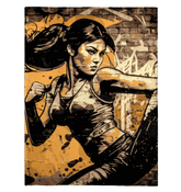 Train for the Impossible Sherpa Blanket - Front View